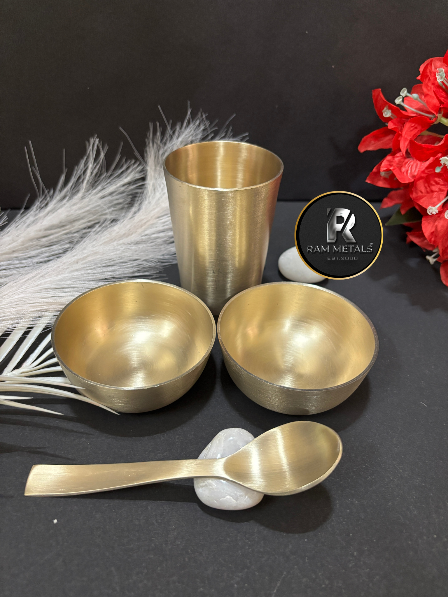 Premium Bronze Thali Set (Kansa Dinner Set) - Handcrafted Bronze Thali Set Manufacturer, Supplier, Wholesaler & Exporter in India